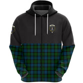 MacKay Modern Clan Half Of Tartan Zipper Hoodie